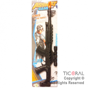 RIFLE ARMA AMETRALLADORA CON SONIDO x 1